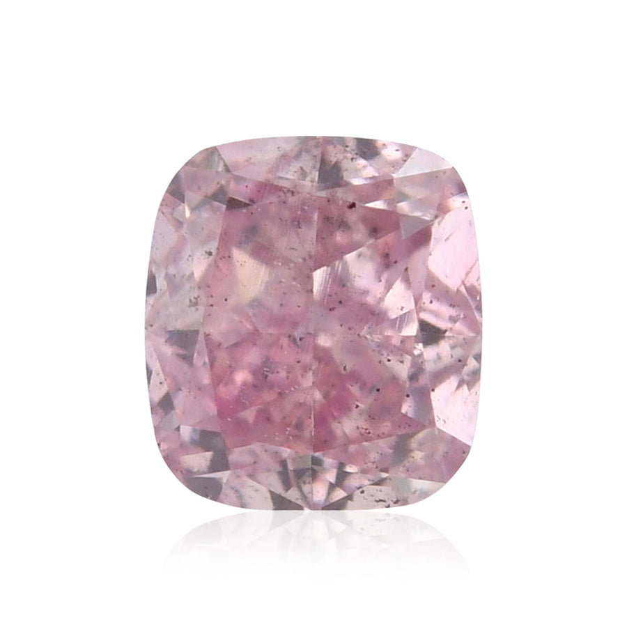 0,24 Karat Fancy Intense Purplish Pink Kissenschliff Diamant SI2 GIA