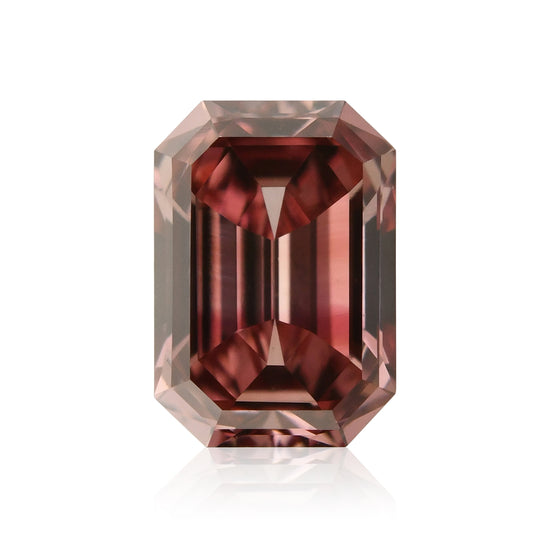 Diamante Smeraldo Fancy Deep Pink da 0,24 Carati SI2 GIA