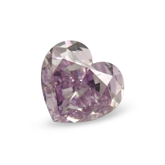 0.25 Carat Fancy Intense Pinkish Purple Heart Diamond VS2 GIA