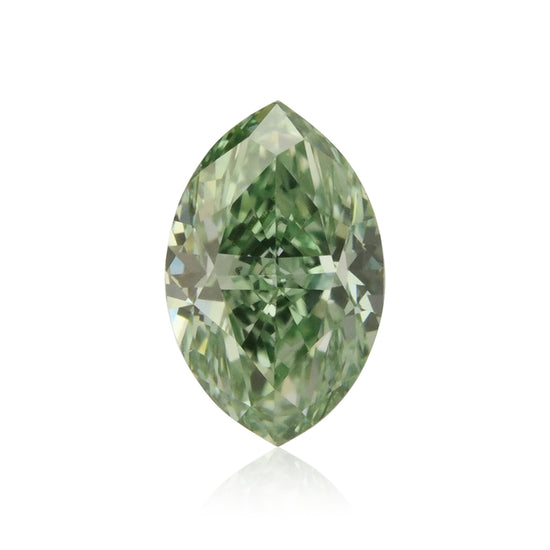 0,26 Karat Fancy Intense Green Marquise Diamant (VS1) GIA