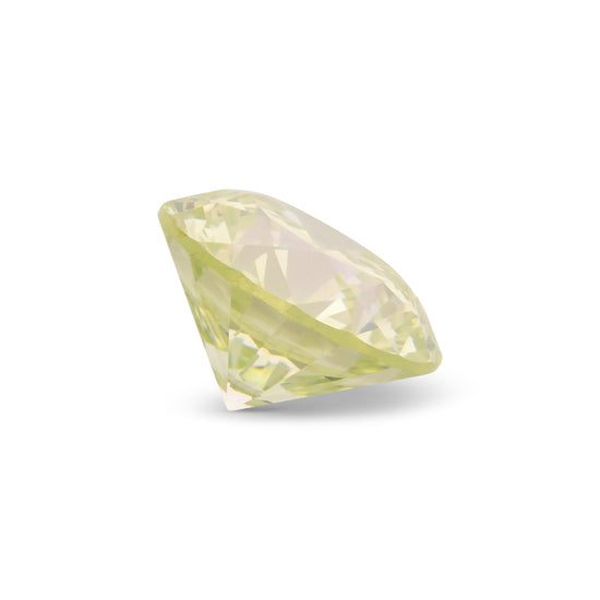 0.26 Carat Fancy Yellow Green Round Diamond SI2 GIA