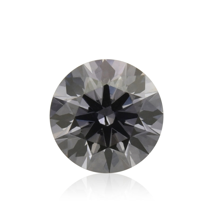0.27 قيراط ألماسة مستديرة Fancy Dark Violetish Gray I1 GIA