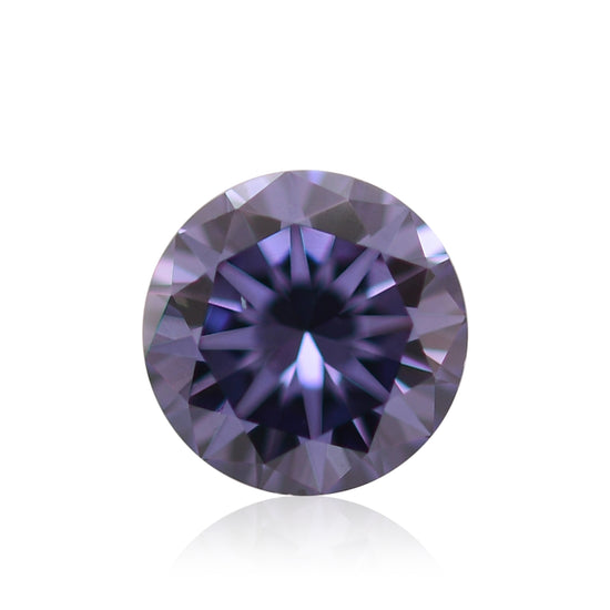 0,28 Karat Fancy Deep Grayish Bluish Violet runder Diamant VS2 GIA