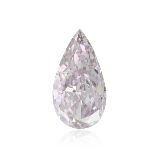 0.29 Carat Fancy Light Purplish Pink Pear Diamond SI2 GIA