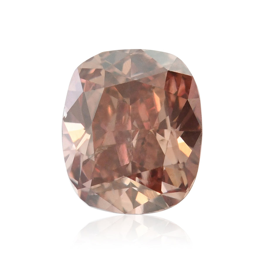 0.35 Carat Fancy Deep Pink Cushion Diamond SI2 GIA