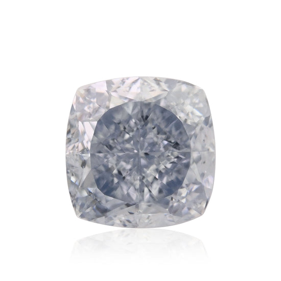 ألماسة وسادة زرقاء فاخرة 0.32 قيراط VVS1 GIA