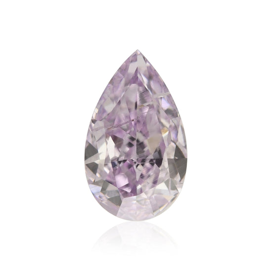 0.37 Carat Fancy Intense Purple Pear Diamond I1 GIA