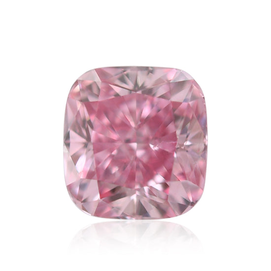 0.37 Carat Fancy Vivid Purplish Pink Cushion Diamond SI2 ARGYLE & GIA
