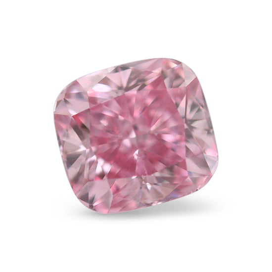 0.37 Carat Fancy Vivid Purplish Pink Cushion Diamond SI2 ARGYLE & GIA