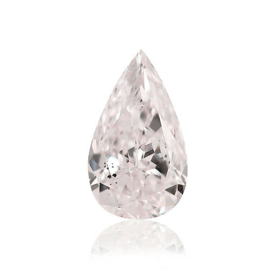 0.38 Carat Faint Pink Pear Diamond SI1 GIA