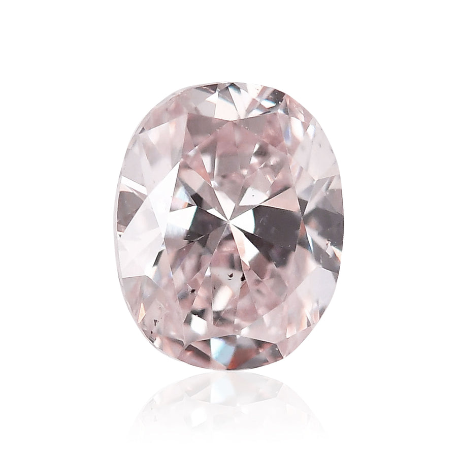 0.38 Carat Light Pink Oval Diamond SI1 GIA