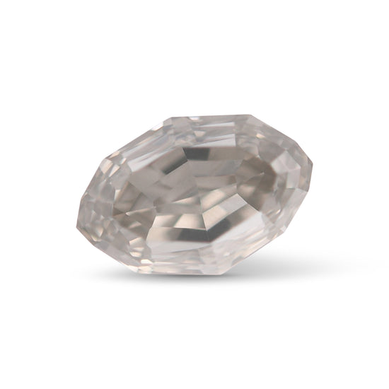 0.39 Carat Fancy Gray Oval Diamond SI2 GIA