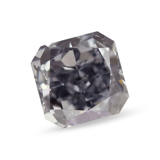 0.40 Carat Fancy Grayish Violet Radiant Diamond SI1 GIA