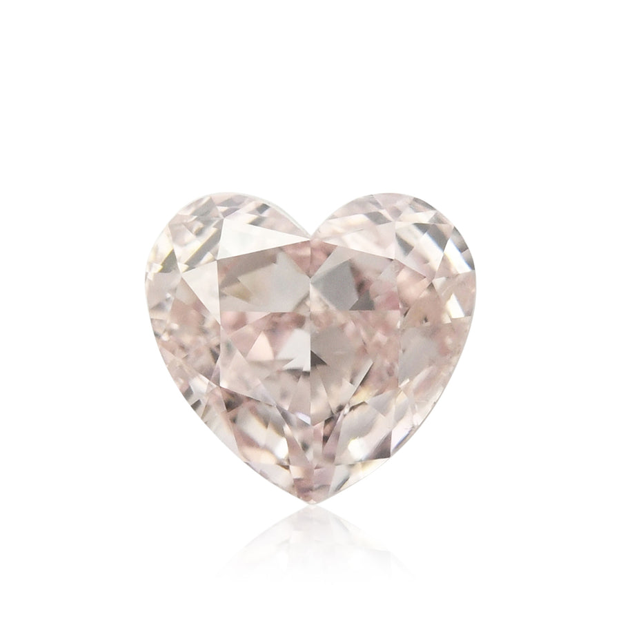 0.40 Karat Fancy Light Orangy Pink HERZ Diamant SI2 GIA