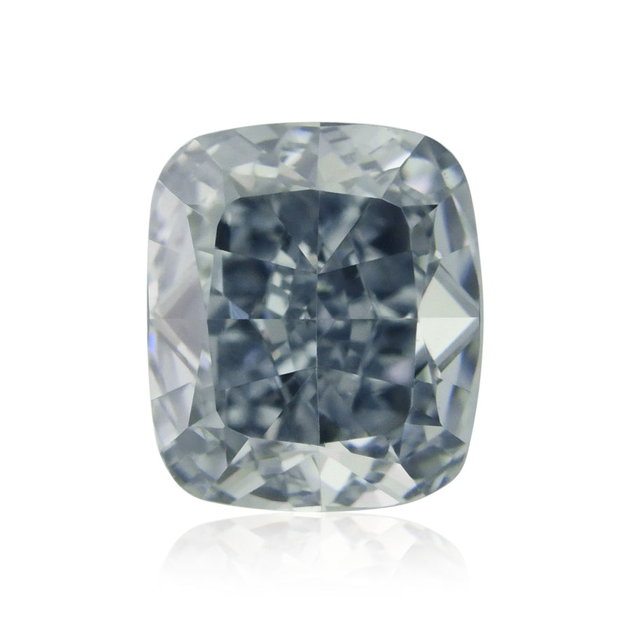 Diamante GIA a cuscino, Blu Fantasia, 0.45 Carati, VVS2