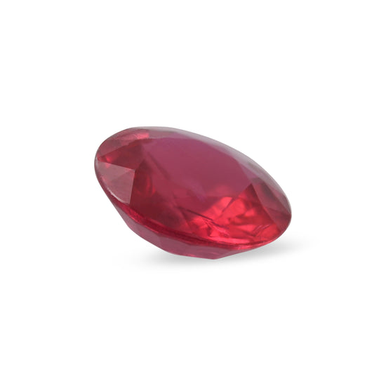 0.45 Carat Red MOZAMBIQUE Round Ruby