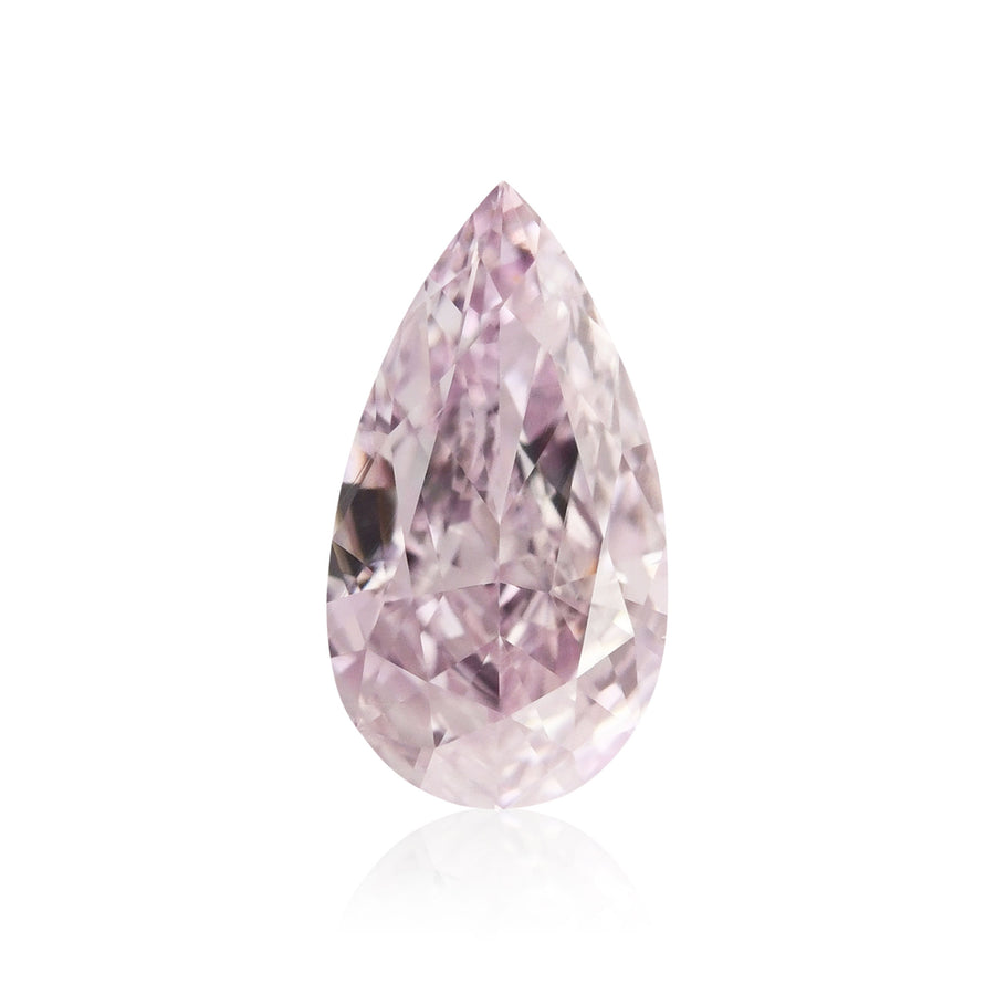 0,46 Karat Fancy Light Purplish Pink Pear Diamant VS2 GIA