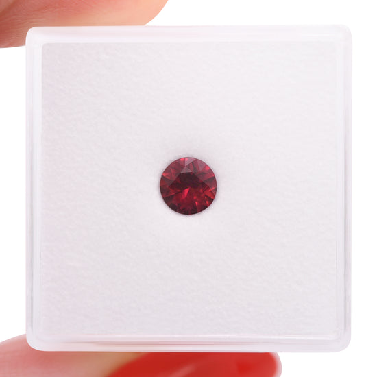 0.48 Carat Red MOZAMBIQUE Round Ruby
