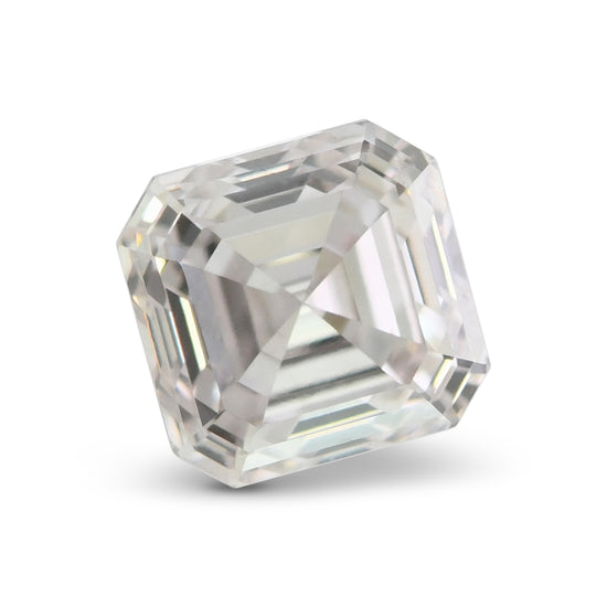 0.49 Carat Light Pinkish Brown Asscher Diamond VS2 GIA
