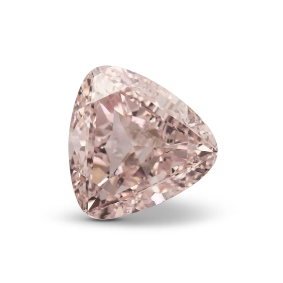 0.50 Carat Fancy Pink Triangle Diamond VS2 GIA