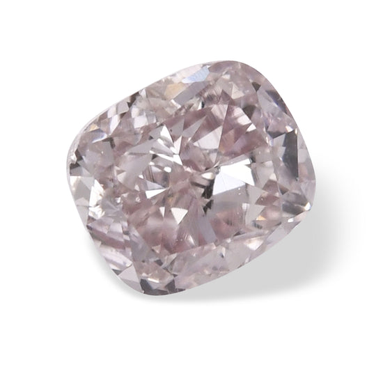 0.50 Carat Fancy Light Brown Pink Cushion Diamond SI1 GIA