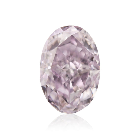 Diamante Ovale Rosa Purpureo Chiaro Fancy da 0,50 carati SI1 GIA