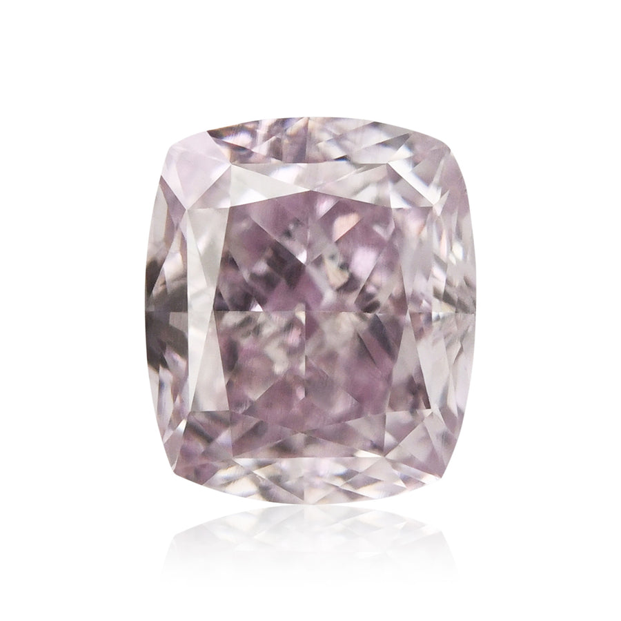 0.50 Carat Fancy Light Purplish Pink Cushion Diamond SI1 GIA