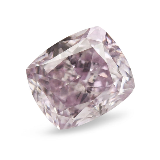 0.50 Carat Fancy Light Purplish Pink Cushion Diamond SI1 GIA