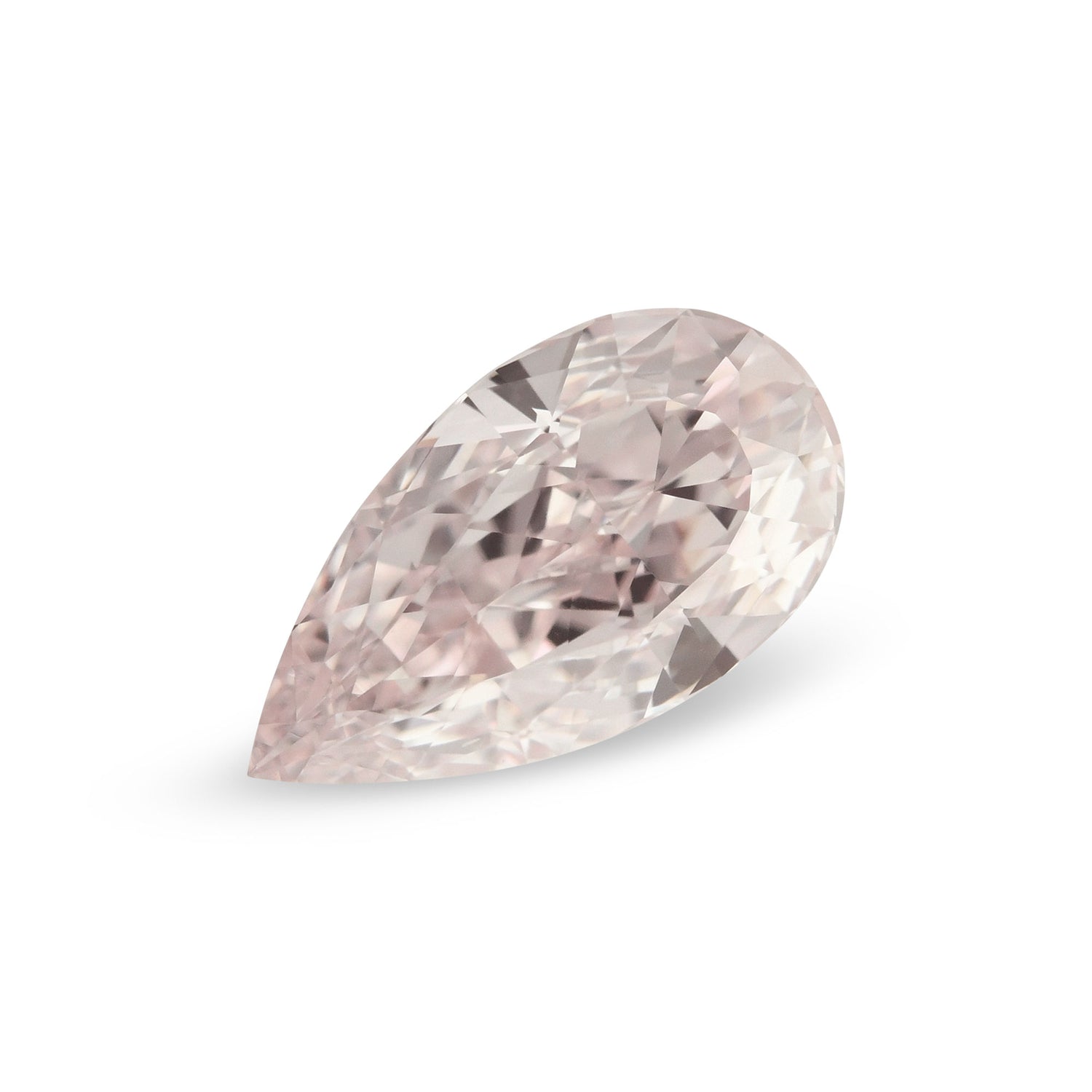 0.50 Carat Light Pink Pear Diamond VS1 GIA
