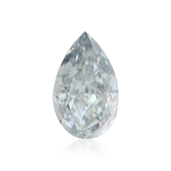 0.50 Carat Fancy Blue Pear Diamond VS2 GIA