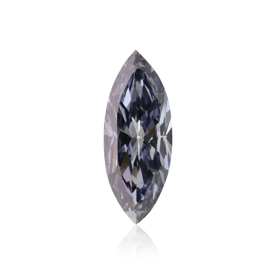 0,50 Karat Fancy Dark Blue Gray Marquise-Diamant SI1 GIA