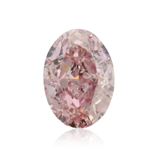 0.50 Carat Fancy Intense Pink Oval Diamond VS2 GIA