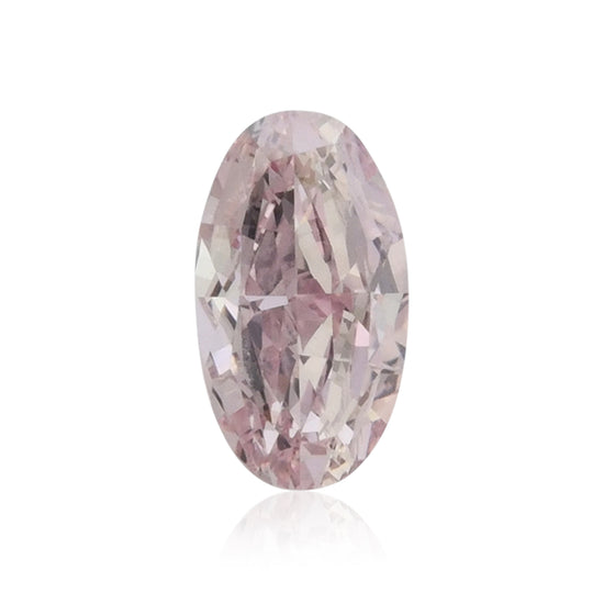 0.50 Carat Fancy Pink Oval Diamond VS2 GIA