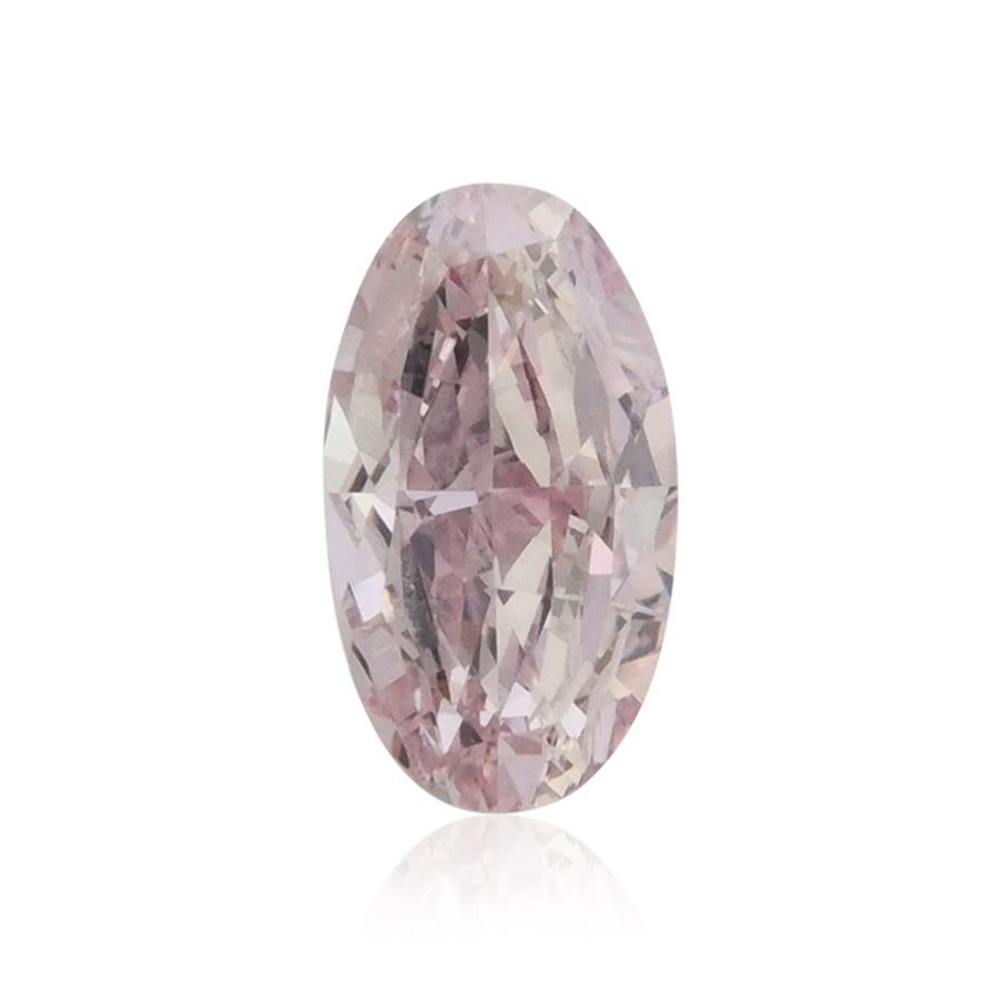 0.50 Carat Fancy Pink Oval Diamond VS2 GIA