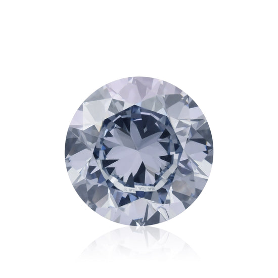 0.51 Carat Fancy Intense Blue Round Diamond VS2 GIA