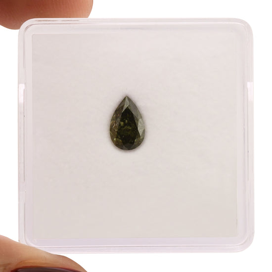 0.51 Carat Chameleon Pear Diamond VS2 GIA