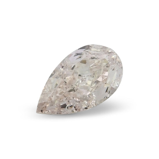 0.51 Carat Light Pink Pear Diamond VVS1 GIA