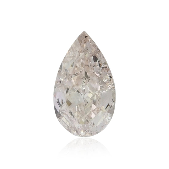 0.51 Carat Light Pink Pear Diamond VVS1 GIA