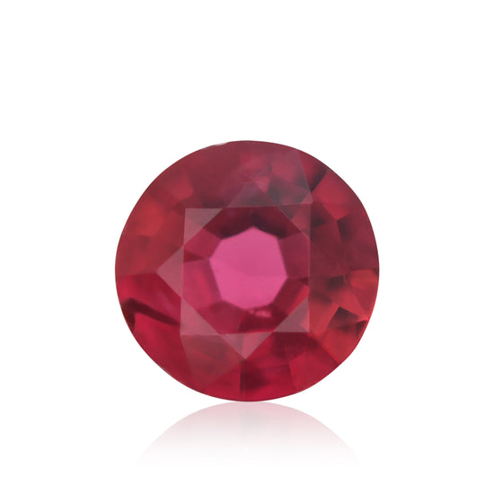0.51 Carat Red MOZAMBIQUE Round Ruby