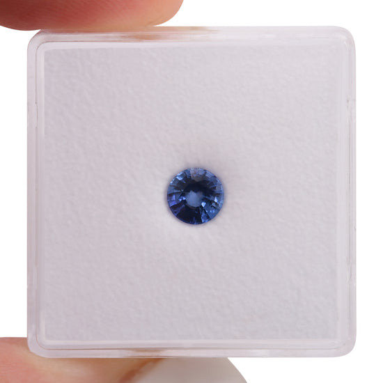 0.51 Carat Blue SRI LANKAN Round Sapphire