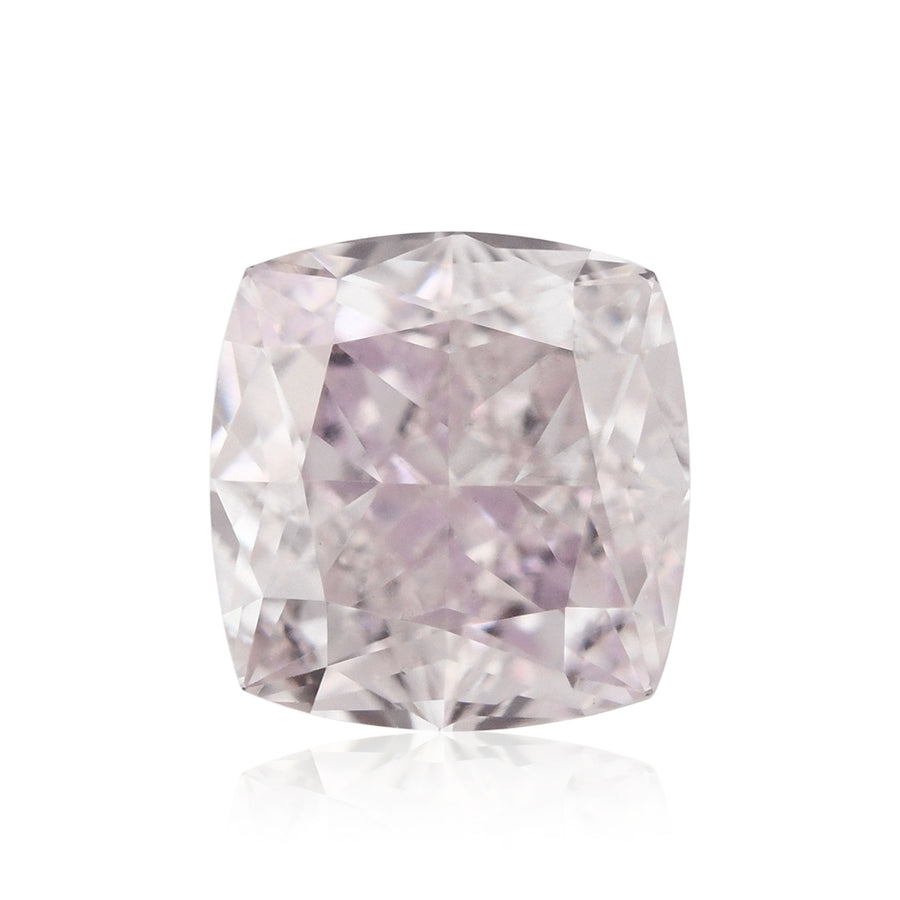 0.52 Carat Fancy Light Purplish Pink Cushion Diamond SI2 GIA