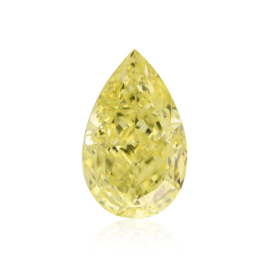 0.52 Karat Fancy Yellow Tropfenschliff Diamant VS1 GIA