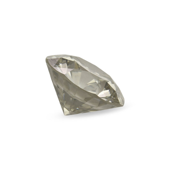 0.53 Carat Fancy Gray Round Diamond SI1 GIA