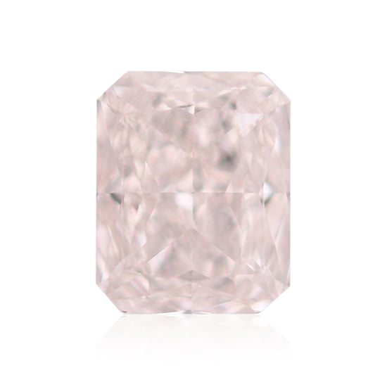 0.53 Carat Light Brown Pink Radiant Diamond VVS2 GIA