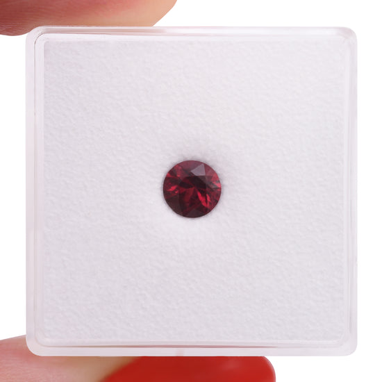 0.53 Carat Red MOZAMBIQUE Round Ruby