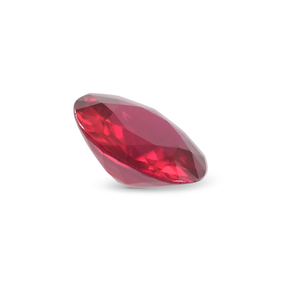 0.53 Carat Red MOZAMBIQUE Round Ruby