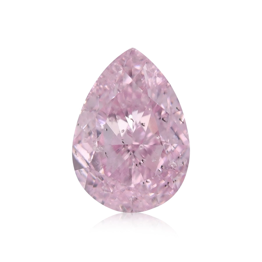 0,54 Karat Fancy Intense Purple Pink Pear Diamant I1 GIA