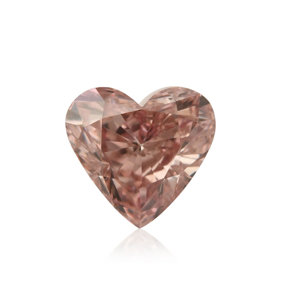 0,54 Karat Fancy Orangy Pink Herz Diamant SI1 GIA