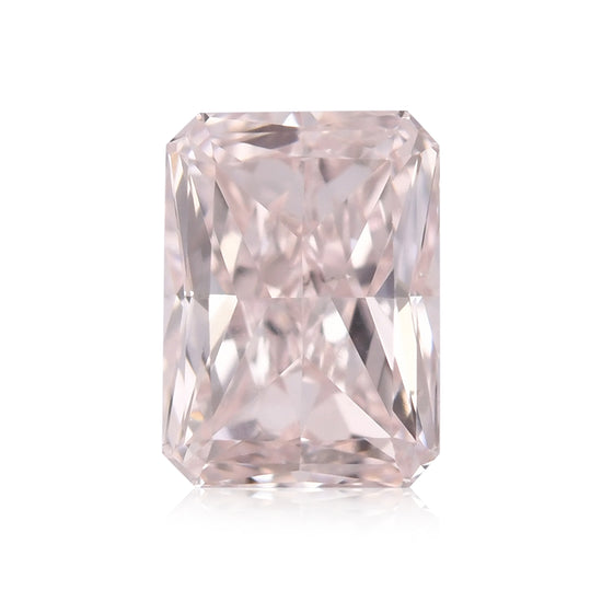 Diamante Radiant rosa chiaro da 0,54 carati VS1 GIA