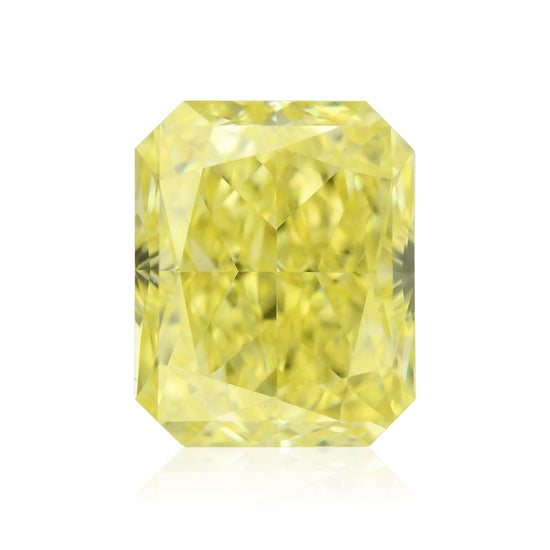 Diamante Radiant Giallo Intenso Fancy VVS2 GIA da 0,54 carati